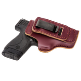 Glock 42 Pro Carry LT CCW IWB Leather Gun Holster